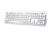 GENIUS klávesnice Slimstar 130/ Drátová/ Apple design/ USB/ bílá, CZ+SK  layout | AB-COM.cz