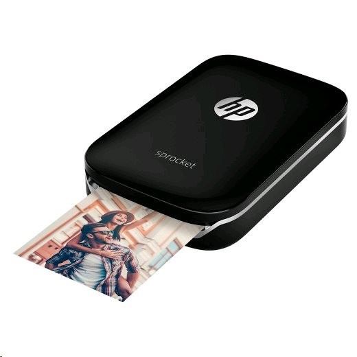HP Sprocket Mobilní tiskárna fotografií, černá | AB-COM.cz