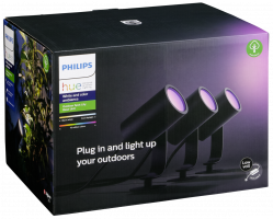 Philips Hue Lily LED 3lmp. Spot Basic sada černá