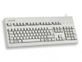 Cherry G80-3000LPCDE-0, KEY, USB&PS/2, světlá, DE