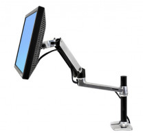 Ergotron LX Desk Mount, stolní rameno, max 24" LCD, vyšší základní tyč - Ergotron 45-295-026