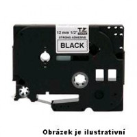 páska Brother TZ-135 - 12mm x 8m - průhledná / bílý text - laminovaná - kompatibilní (TZE-135)