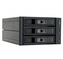 Chieftec CBP-2131SAS 2x5.25inch bays for 3x3.5/2.5inch HDDs/SSDs, aluminium