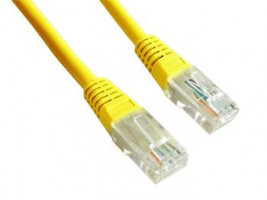 Gembird Patch kabel RJ45, cat. 5e, UTP, 0.5m, žlutý