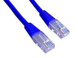 Gembird Patch kabel RJ45, cat. 5e, UTP, 0.5m, modrý (PP12-0.5M/B)
