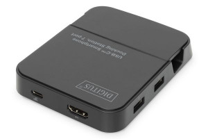 DIGITUS USB-C Smartphone Docking stanice 6-Port