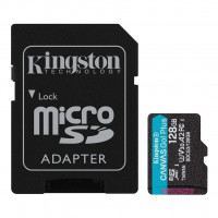KINGSTON microSD 128GB Canvas Go Plus 170/90MB/s adaptér