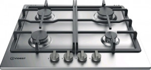 Indesit THP 641 IX/I hob Stainless steel Built-in Gas 4 zone(s)