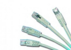 Gembird Patch kabel RJ45, cat. 5e, FTP, 10m, šedý (PP22-10M)