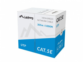 Kabel UTP Kat.5e DRUT CCA cz LCU5-10CC-0305-
