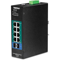 TRENDnet Switch 10-port Industrial Gbit PoE+ L2 metalíza IP30