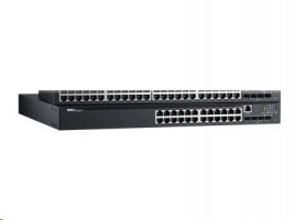 Dell - Networking N1524P - Switch - L2+ - řízený - 24 x 10/100/1000 + 4 x 10 Gigabit SFP+, PoE+