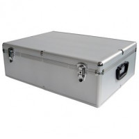 MEDIARANGE DJ case kufr na 1000 disků sříbrný (BOX78)