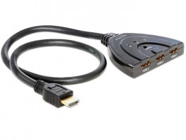 Delock HDMI 3 - 1 Switch oboustranný (87619)