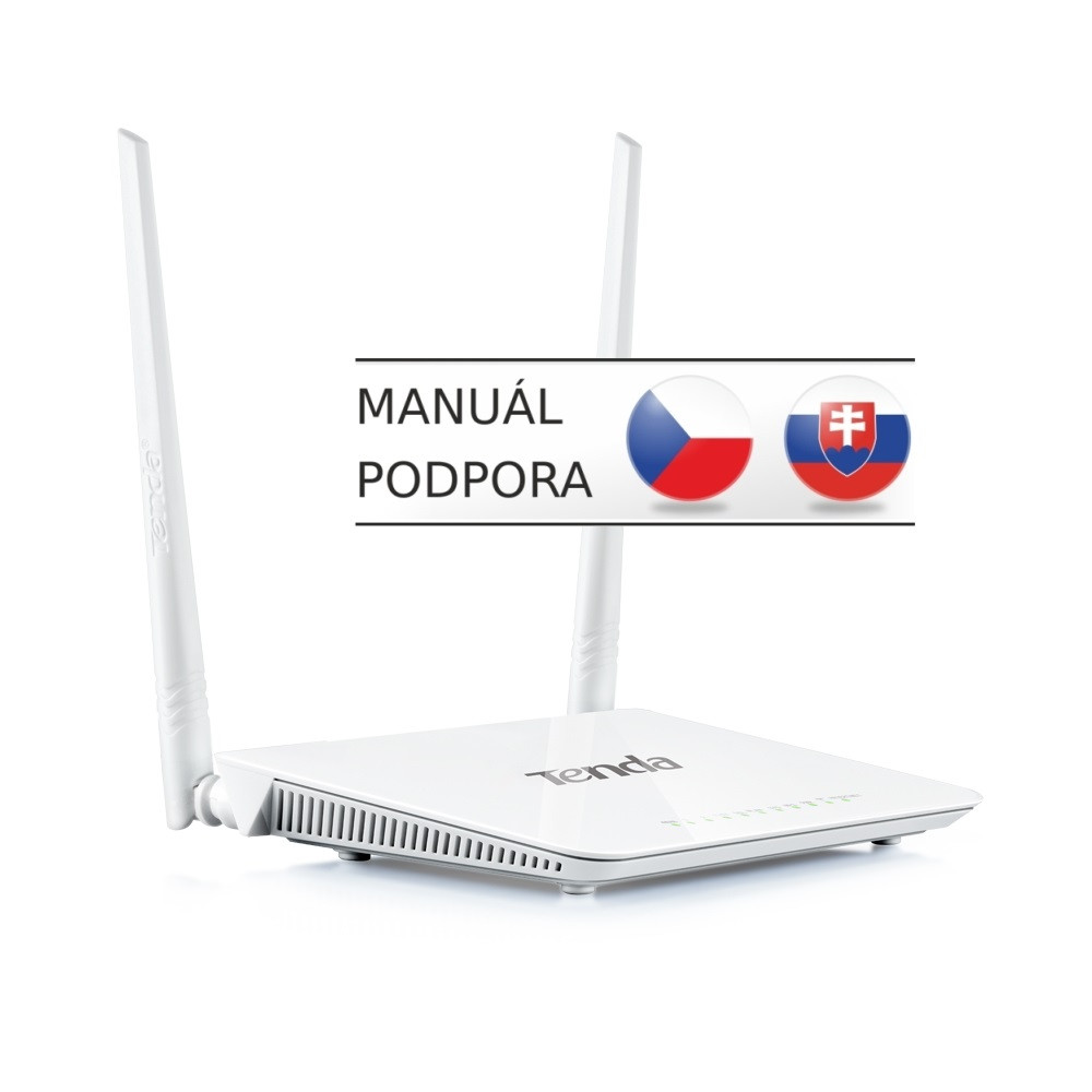 Tenda D301 ADSL2+ WiFi-N 300Mb Router, 4xLAN, USB | AB-COM.cz