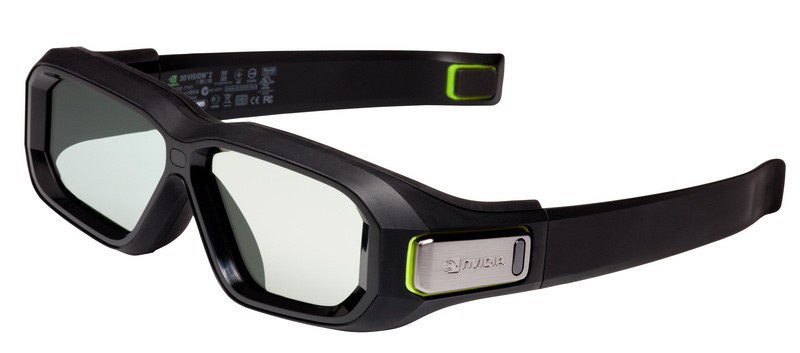NVIDIA 3D Vision2 (3D brýle) pouze brýle, bez receiveru, pro 120Hz LCD a  100/120Hz CRT | AB-COM.cz