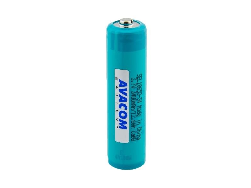 Nabíjecí průmyslová baterie 18650 Panasonic 3400mAh 3,6V Li-Ion - s  elektronickou ochranou, vhodné pro svítilny | AB-COM.cz