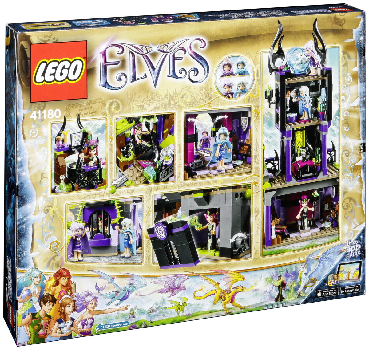 Lego Elves 41180 Ragana a kouzelný temný hrad | AB-COM.cz