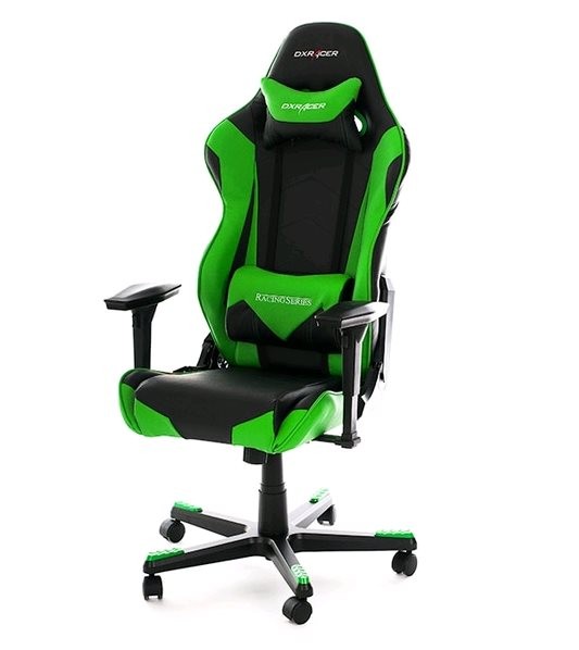 DXRacer OH/RZ0/NE Herní židle, černá/zelená | AB-COM.cz