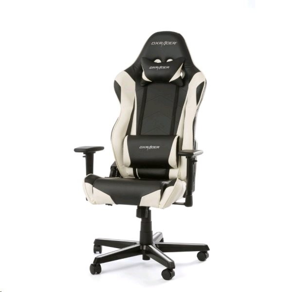 DXRacer OH/RZ0/NW Herní židle, černá/bílá | AB-COM.cz
