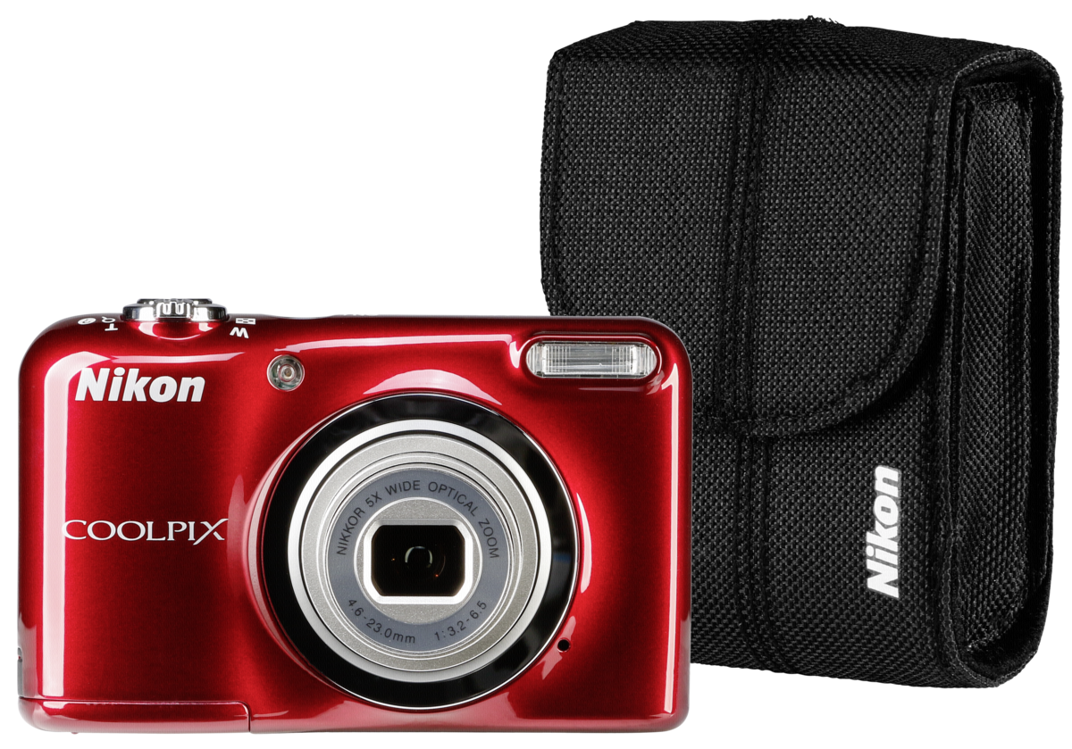 Nikon kompakt COOLPIX A10 sada Červený fotoaparát | AB-COM.cz