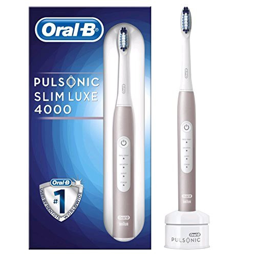 Braun Oral-B Pulsonic SLIM Luxe 4000 Platinum, elektrický zubní kartáček |  AB-COM.cz